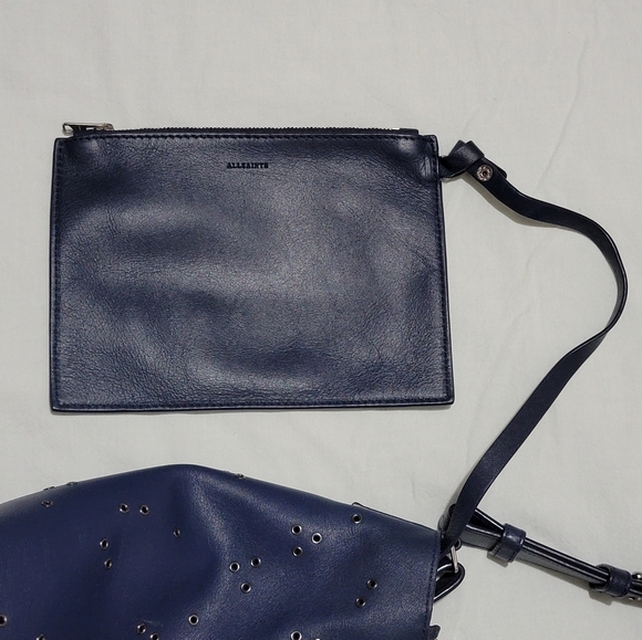 All Saints Junai Crossbody in Navy - Picture 10 of 15
